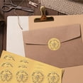 thumbnail image 6 of Bee Gold Foil Embossed Stickers 2" Self Adhesive Envelopes Seals Round Labels, 6 of 6
