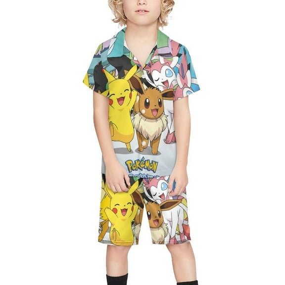 Pokemon Swim Trunks Anime Cute for Boys Gift 5-6T Pokemon Merch