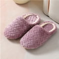 thumbnail image 4 of KYAIGUO Women Men Slippers Slip-On Indoor Slippers House Slippers for Woman Christmas Gifts for Women,Mens House Women Slippers Warm Slippers Rubber Sole Warm Shoes Indoor Silent, 4 of 9