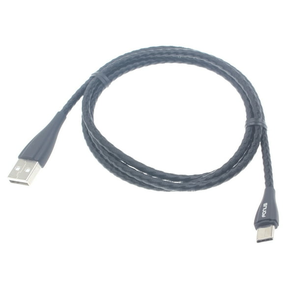 For TCL 40 XE 5G, 30 XE 5G - Type-C Metal USB Cable, Charger Cord Power Wire USB-C 3ft Braided N6V