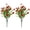 Red, variant on Bendable Artificial Rose Flowers for DIY Arrangements, Lifelike Faux Roses for Home Decor