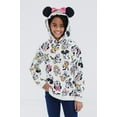 thumbnail image 4 of Disney Mickey Mouse Goofy Donald Duck Toddler Girls Fleece Pullover Hoodie Infant to Big Kid, 4 of 5