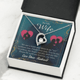 thumbnail image 3 of To My Wife We Are a Team Forever Necklace w Message Card, 3 of 20