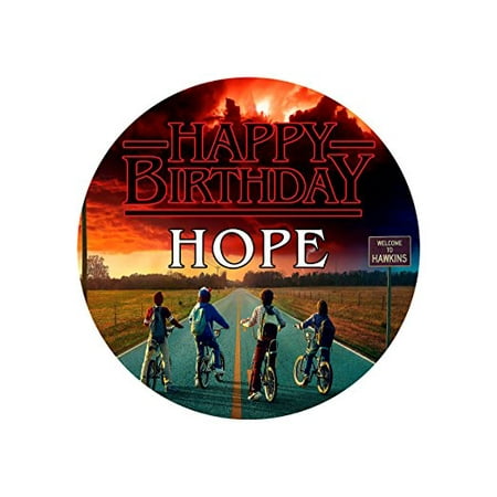 Stranger Things Edible Cake Image Personalized Topper ...