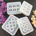thumbnail image 3 of GARVALON 4Pcs Silicone Bead Mold for DIY Projects Craft Making White and Sphere Shapes, 3 of 8