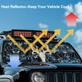 thumbnail image 4 of Uorisanigo Windshield Sun Shade Compatible with Jeep Wrangler TJ JK JL & Gladiator JT-Blocks UV Rays SunVisor Mat,Dead Branch Skull Deer Car Sun Shade Keep Your Vehicle Cool, 1Pc, 4 of 7