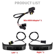 LED Rear Saddlebag Running Turn Signal Brake Hazard Lights Fit For Touring 14-20