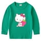 thumbnail image 3 of Hello Kitty-Camiseta de manga larga para niños y niñas, top de cuello redondo de algodón con dibujos animados, ropa de primavera y otoño, 3 of 5