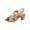 Khaki, variant on Fesfesfes Womens Shoes Peep-toe Pump Large Women's Thick Heel Sleeve Fashion Middle Heel Fashion Sandals 7.5(40)