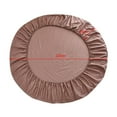 thumbnail image 4 of Extra COTTON FITTED BED SHEETS COVER FULL ROUND BED COFFEE, 4 of 5