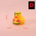 thumbnail image 1 of 6/1PC Christmas Little Yellow Duck Children's Water Toys Knead Called Modeling Rubber Ducks Toys Car Ornaments Baby Shower Toys, 1 of 4