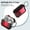 Red, variant on Xpm Compatible with Apple AirPods Pro 2nd Generation (2022) Armor Protective Hybrid with Carabiner Shockproof Hard Shell [ Red ]