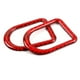 thumbnail image 4 of Cubierta de Embellecedor de Marco de Botón de Cerradura de Puerta de Coche para 2009 2010 2011 2012 2013 Coche Accesorios, fibra roja, 4 of 5