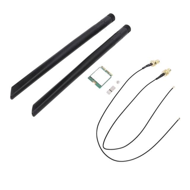 Module d'Ordinateur Portable Sans Fil AX201NGW M.2 WiFi avec 5.0, 3000Mbps 2.4GHz et 5GHz Double Bande Adaptateur WiFi 6 Puces, MU MIMO, Ultra Bas