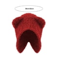 thumbnail image 2 of vnanda Versatile Bear Ear Hat Bear Ear Hat Autumn Winter Warm Comfortable Ear Protection Hat Stylish Cute Knit Hat for Cold Weather, 2 of 8