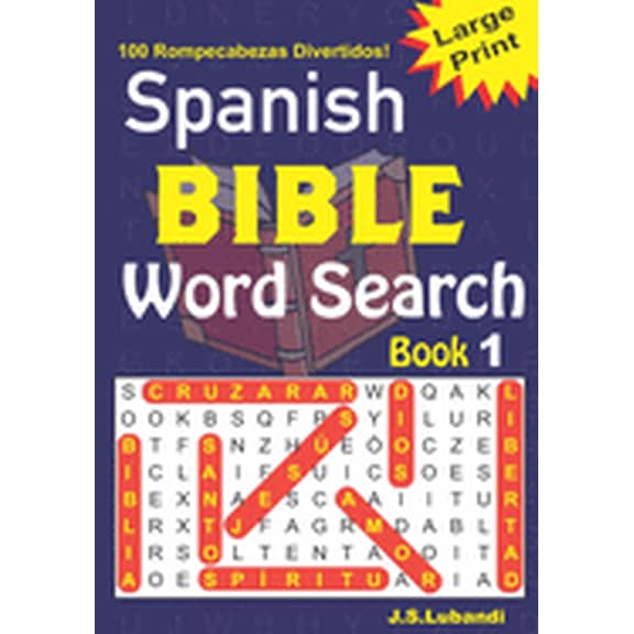 Sopa de Letras de la Biblia: Spanish BIBLE Word Search Book 1 (Paperback)