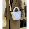 thumbnail image 3 of Kukuzhu Puffer Tote Bag Small Quilted Crossbody Bag Women Down Cotton Padded Shoulder Bag Lightweight Hobo Handbag, 3 of 8