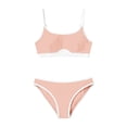 thumbnail image 4 of Bikini de Cintura Alta Bikini Deportivo de Mujer con Correas de Hombro Ajustables Traje de Baño de Alto Soporte Totalmente Cubierto, 4 of 7
