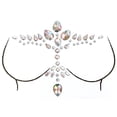 thumbnail image 1 of WREESH Exquisite Acrylic Chest Sticker Diamond Art Carnival Party Chest Decoration, 1 of 1