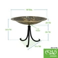 thumbnail image 2 of Achla Three Hares Birdbath With Tripod Stand, 2 of 2