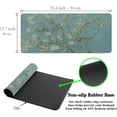 thumbnail image 6 of Big Mouse Pad Modern Desk Pad Computer Desk Mats Large Mouse Pads Large Mousepad Waterproof Non-Slip Rubber Base 35.4 X 15.7 for Game Office, Vincent Almond Blossom, 6 of 6