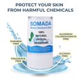 thumbnail image 5 of SOMADA Salt Deodorant Crystal Sticks Daily Use Hypoallergenic Natural Alcohol-Free Deodorant Solid with Potassium Alum, Unscented, 4.25 oz - 3-Pack, 5 of 10