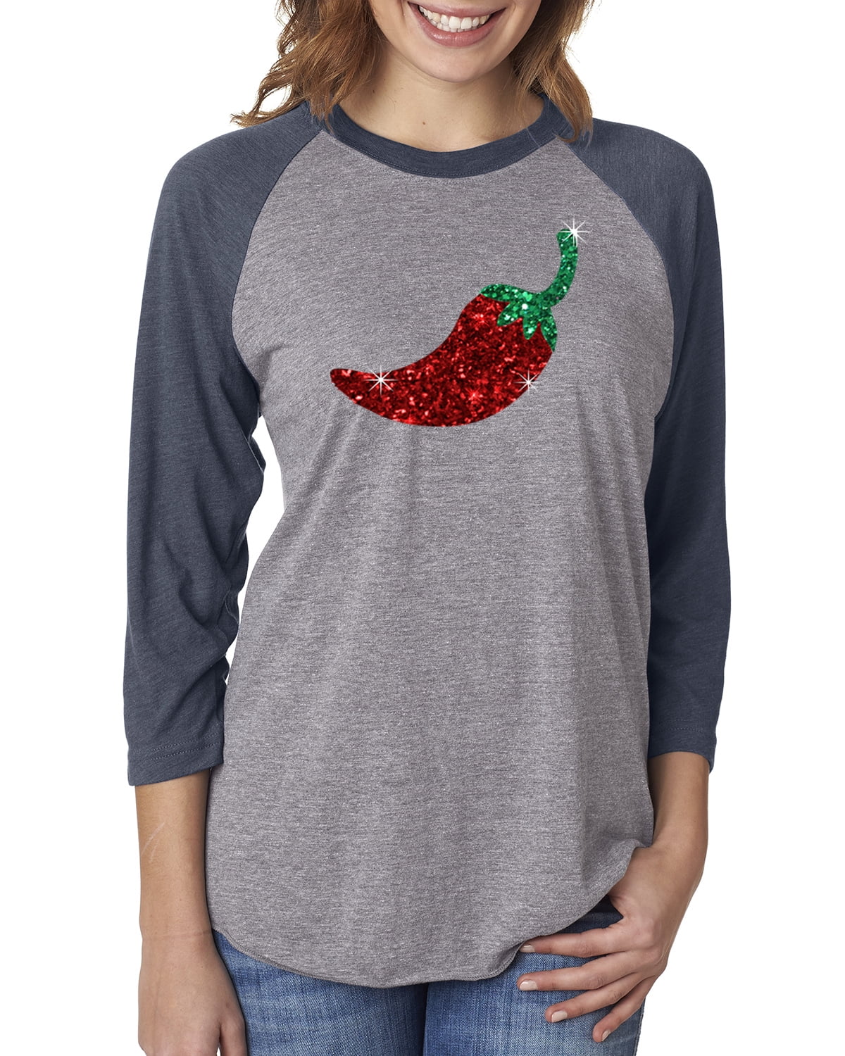 Custom Apparel R Us - Glitter Red Chili 