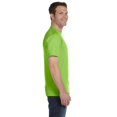thumbnail image 3 of Hanes Mens 5.2 oz HEAVYWEIGHT Short Sleeve T-shirt, M, Lime, 3 of 4