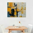 thumbnail image 3 of ARISTURING Abstract Prints on Canvas, Wall Art for Living Room, Home, and Hallway Decor, Orange and Gray with Thick Texture, Canvas Prints, Wall Decor, 3 of 5
