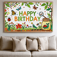 thumbnail image 4 of Colorful Bug Themed Happy Birthday Banner Background Backdrop Party Supplies for Photography Props Kids Birthday Party Decorations Outdoor Celebrations Indoor Decor Events, 4 of 7