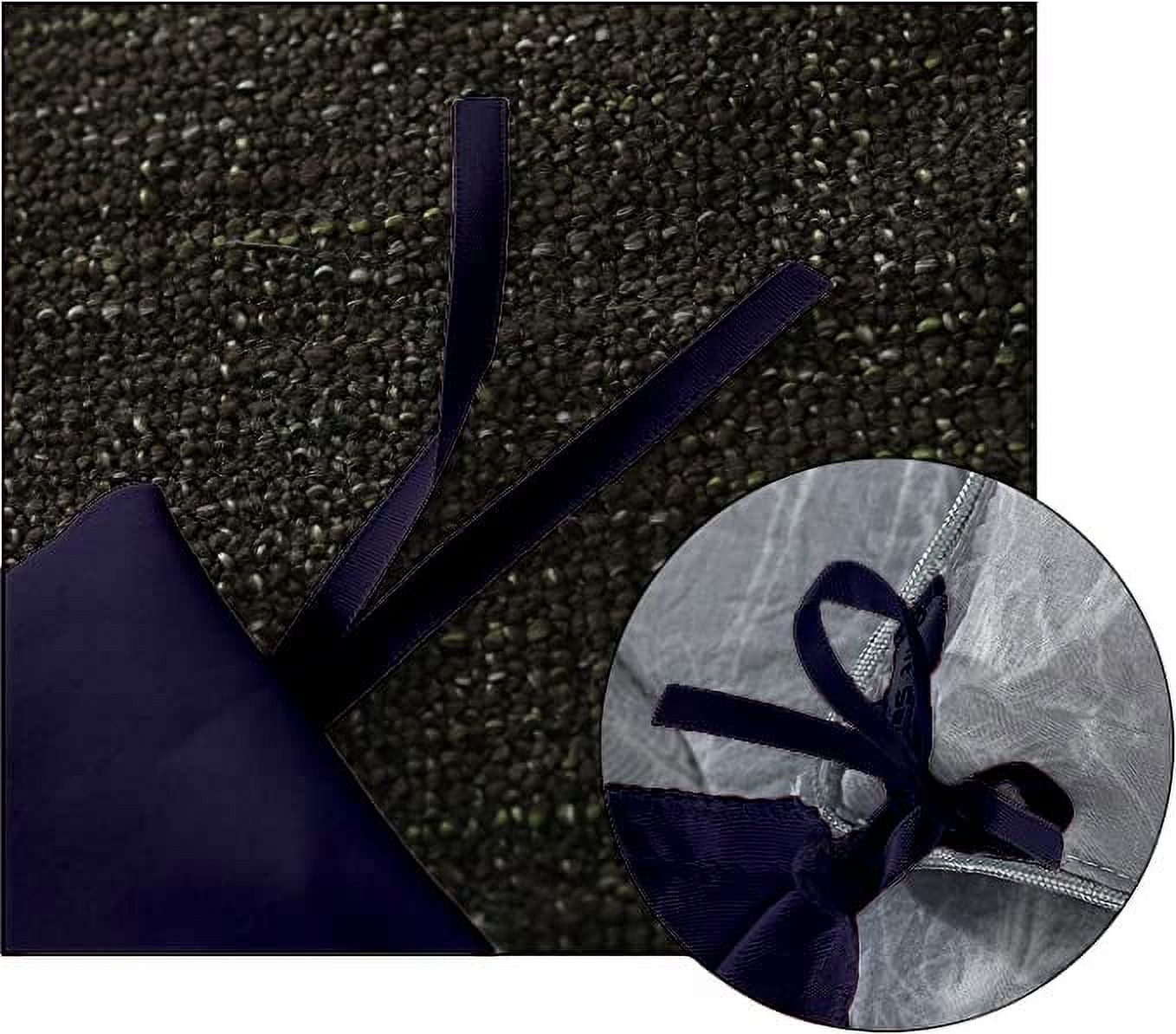500-Thread Count 100% Egyptian Cotton Pinch Pleated Pintuck Design 3pc Duvet Cover Set , With Zipper Closure & Corner Ties - King Size ( 90" x 104" ) Inches, (Navy Blue)