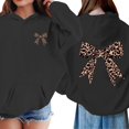 thumbnail image 6 of UACY Girl's Hoodies Sweatshirt Bow Graphic Hoodie Long Sleeve Pullover Tops Cute Hoodies for Teen Girls with Pocket (Black, 2-3 Years), 6 of 8
