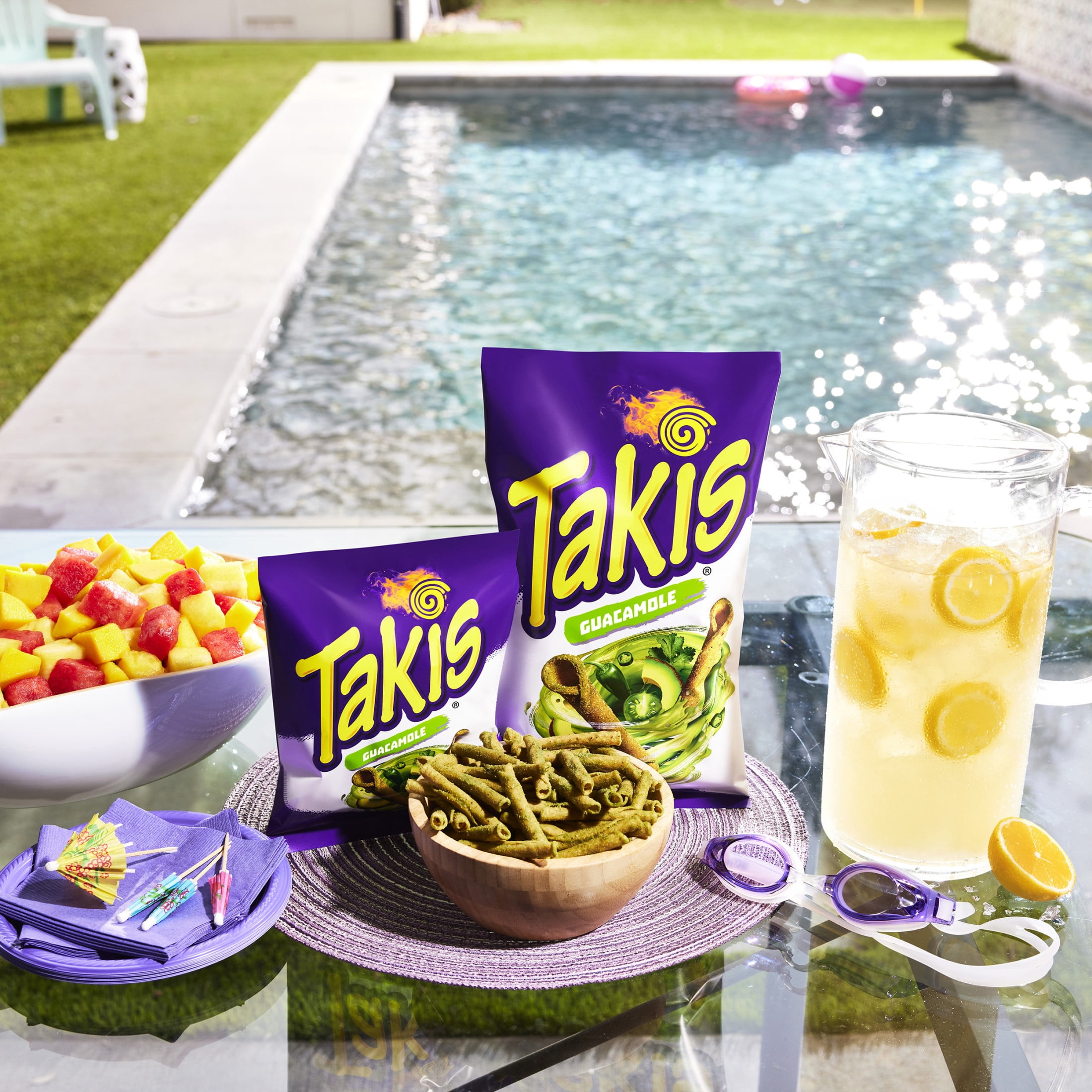Takis Guacamole 9.9 oz Sharing Size Bag, Guacamole Rolled Tortilla Chips