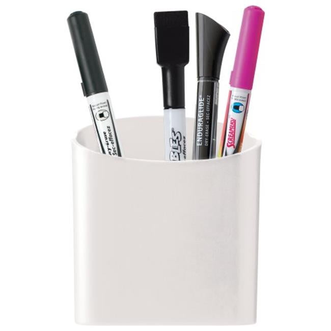 Quartet 48120W Pencil and Pen Cup Holder, White Pack Of 3