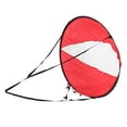 thumbnail image 4 of 1PCS Voile de Canot, Voile de Canot Pliable, Rouge/vert/bleu pour Sports Nautiques en Plein Air Kayak Canot Bateau Équipement Gonflable Voile de Kayak Rouge, 4 of 8