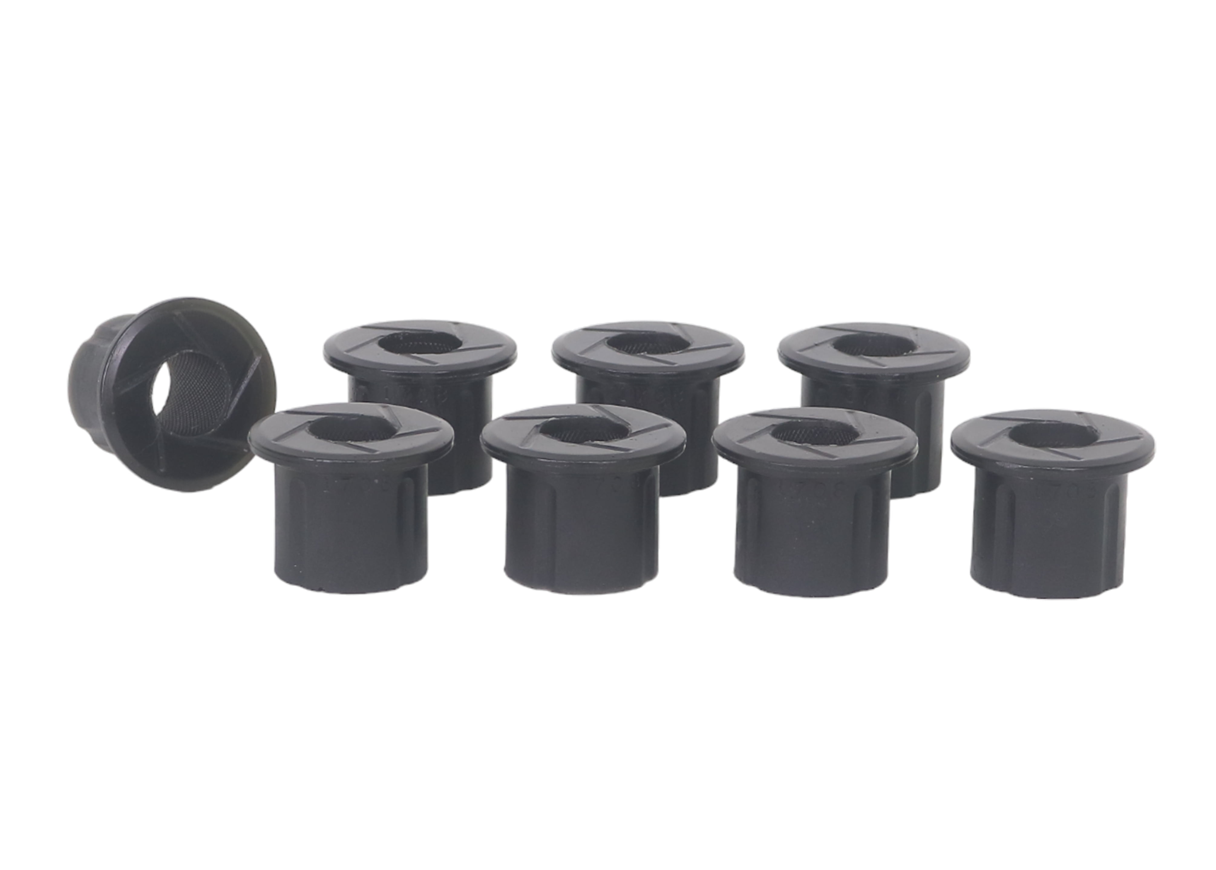 Whiteline W71060 Rear Leaf Spring and Shackle Bushing Kit Compatible with 98-04 Frontier, Xterra