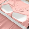thumbnail image 6 of Zedker Pajamas for Women Long Nightgowns with Pockets Plus Size Short Sleeve House Dresses Pink Plus XL, 6 of 8