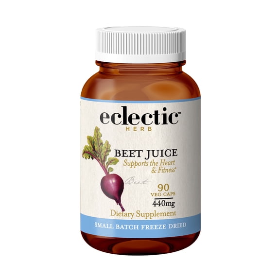 Eclectic Institute - Beet Juice Fresh Freeze-Dried 440 mg. - 90 Vegetarian Capsules