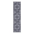 thumbnail image 7 of Unique Loom Renaissance Collection Area Rug - Roma (2' x 8' Runner Dark Gray/Black), 7 of 7
