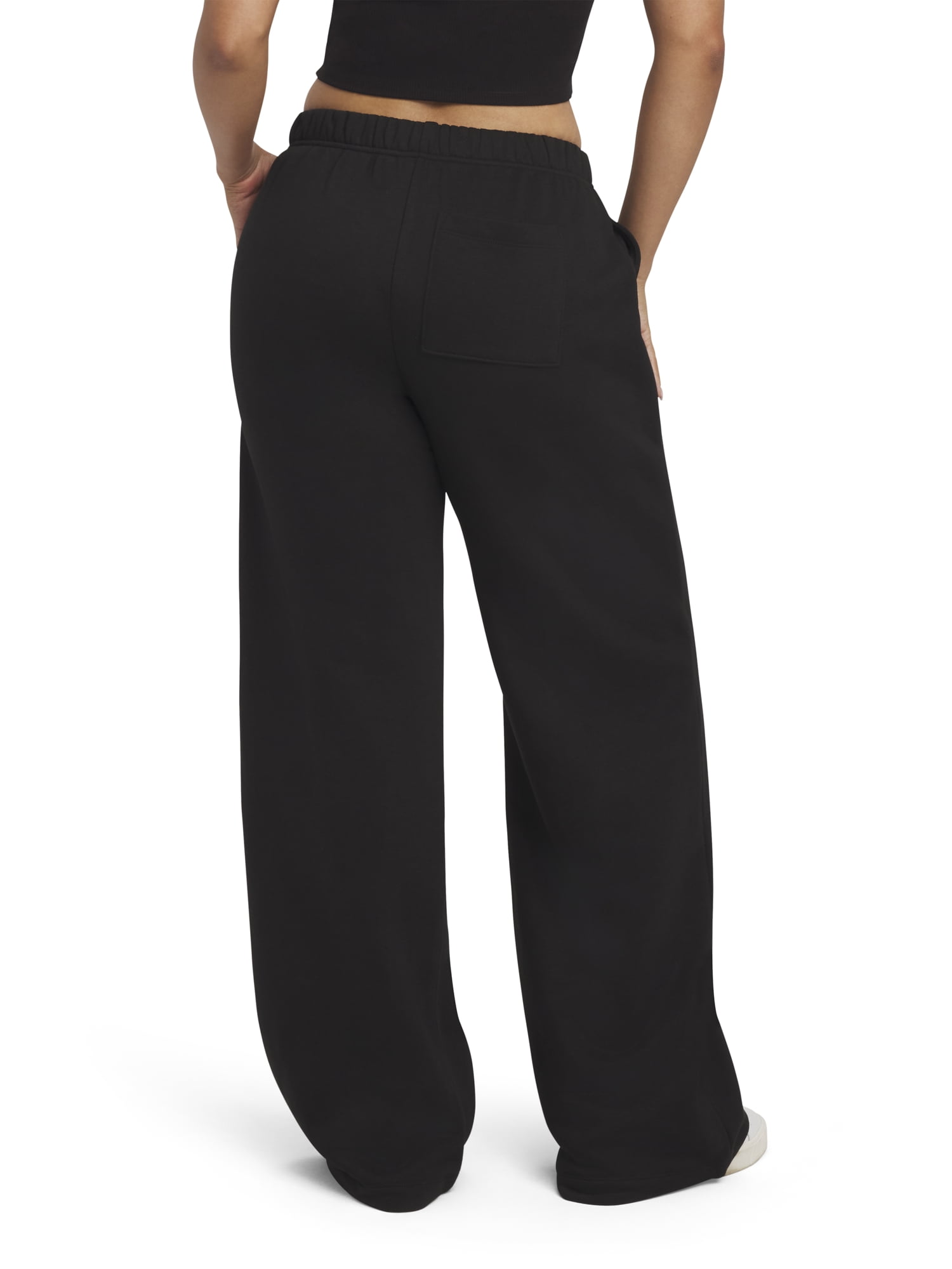 Mills by Millie Bobby Brown Women's Fleeced Terry Wide Leg Pants, Sizes XXS-XXL