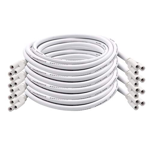 6FT (7055/64") T5 T8 Tube Light Fixture LED Linkable Cord, Double end