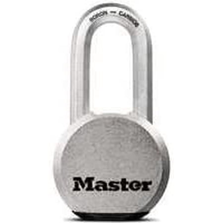 Master Lock Magnum Solid Body Padlock Covered - Steel Uses M19 Key Blank - 2 In.