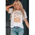 thumbnail image 4 of POGLIP T-Shirt Blanc à Imprimé Graphique PUMPKIN PATCH JUNKIE pour Femmes, 4 of 6