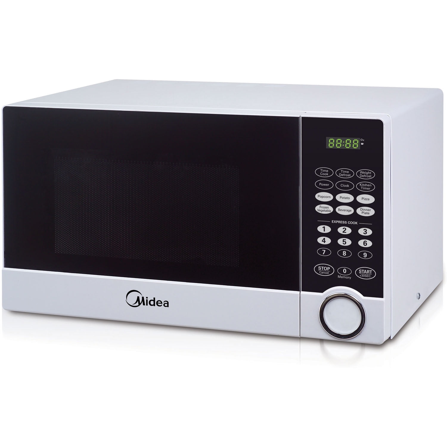 Midea 0.9cu. ft. Countertop Microwave in White
