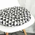 thumbnail image 5 of Round Seat Cushion 40x40 45x45 50x50 Home Office Decoration Chair Cushion High Quality Printing Tatami Mat (ban wen,50x50cm  2pcs), 5 of 7