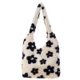 thumbnail image 3 of Bolsa de hombro de leopardo esponjoso para mujer de mano informal de gran capacidad para mujer JShteea Para Estrenar, 3 of 3
