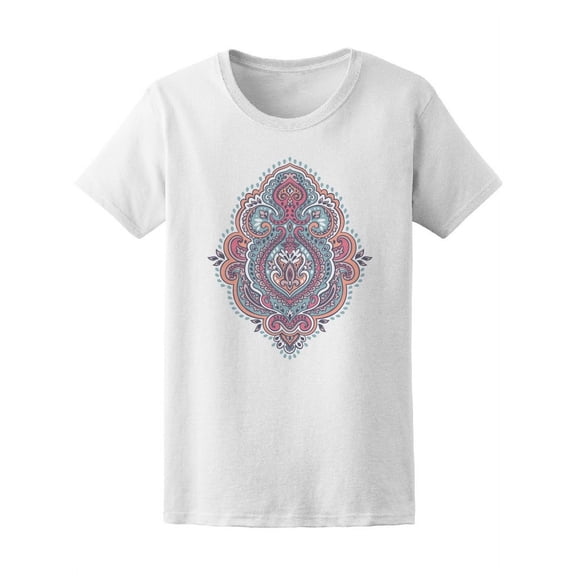 Colorful Indian Mandala T-Shirt Women -Image by Shutterstock, Female XX-Large