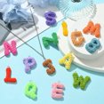 thumbnail image 5 of U8MO 50x Resin Rose Letter A~Z Charms Pendants for DIY Jewelry Necklaces Making, 5 of 5