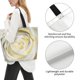 thumbnail image 3 of Disketp White Rose Bolsa Tote Estampada para Mujer, Bolso de Hombro y de Mano para Compras y Viajes, 3 of 8