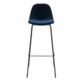 thumbnail image 2 of Pemberly Row Performance Velvet Bar Height Stools (Set of 2) in Blue, 2 of 5